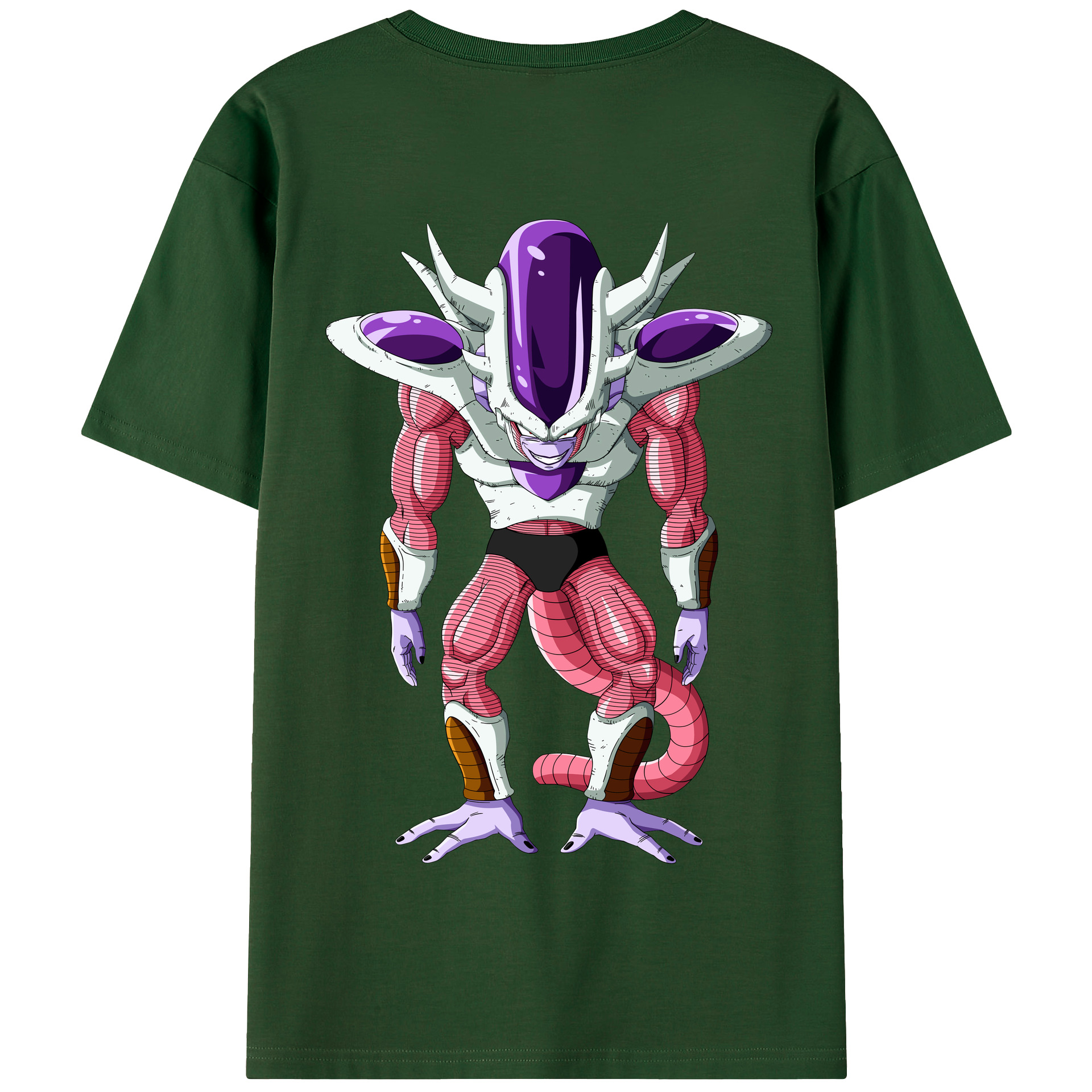 （画像用） ドラゴンボール フリーザ DRAGON BALL Frieza 綿100％半袖Tシャツ（背面プリント）
